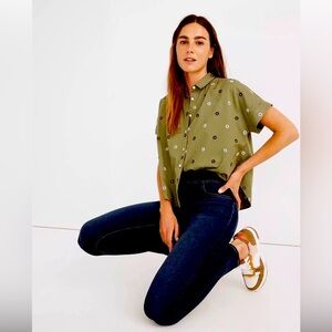 NWT Madewell Pull-On Wisteria Jeans 
size 25